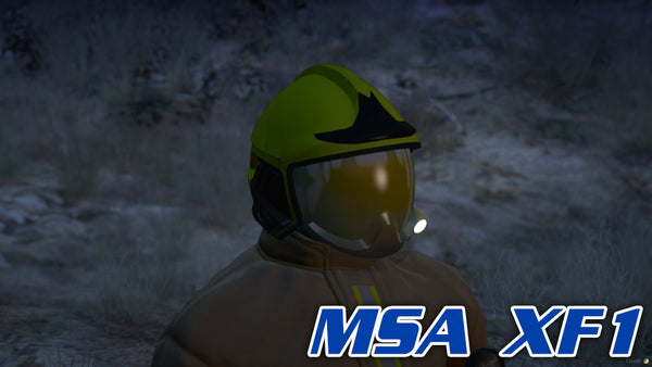 MSA XF1 Fire Helmet