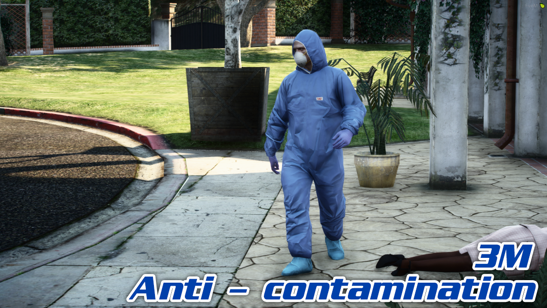 Disposable Forensic Suit with Mask and Gloves