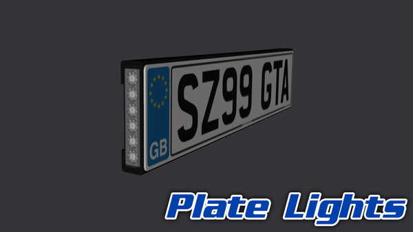 Generic License Plate Lights
