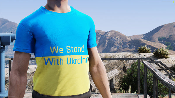 Ukrainian Support T-Shirt [CHARITY SALE]