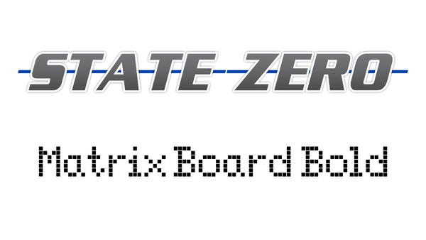 State Zero Matrix Board Bold