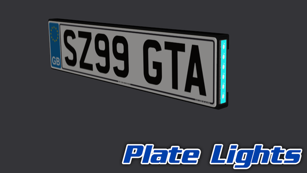 Generic License Plate Lights